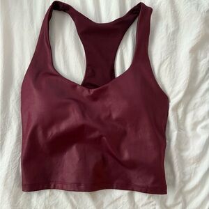 Fabletics Burgundy Tank